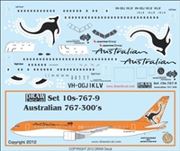 1:100 Australian Airlines Boeing 767-300