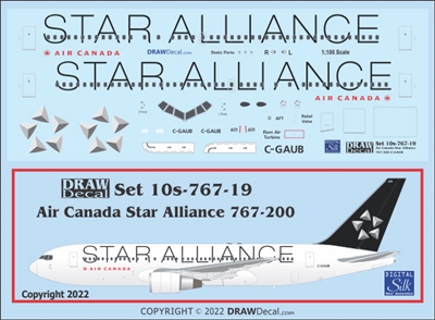 1:100 Air Canada 'Star Alliance' Boeing 767-200