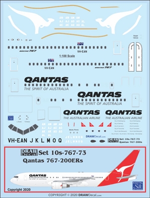 1:100 QANTAS Boeing 767-200ER