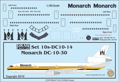 1:100 Monarch McDD DC-10-30