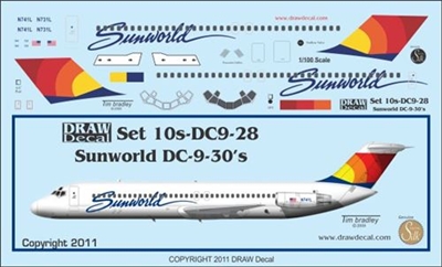 1:100 Sunworld Douglas DC-9-30
