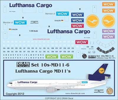 1:100 Lufthansa Cargo McDD MD-11F