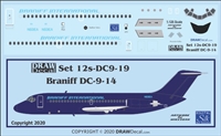 1:120 Braniff Douglas DC-9-14