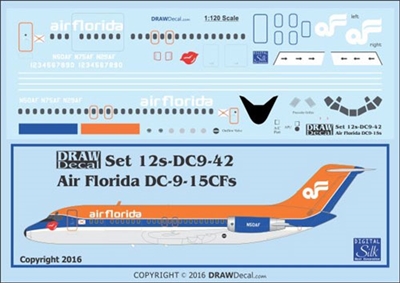 1:120 Air Florida Douglas DC-9-15