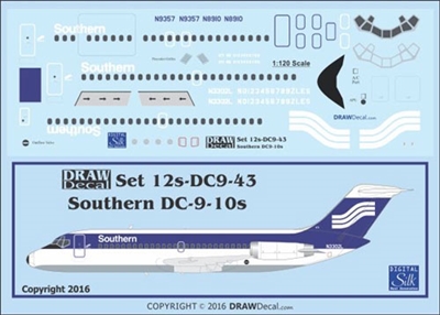 1:120 Southern Airways Douglas DC-9-10