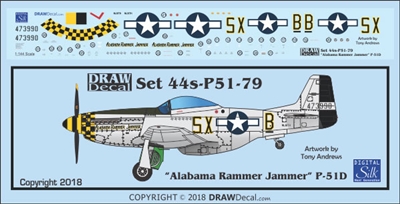 1:144 N.A. P-51D Mustang "Alabama Rammer Jammer"