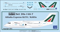 1:200 Alitalia Express BAe RJ70 / RJ85 (Bae 146-100 / -200)