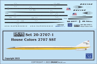 1:200 Boeing 'House' Boeing 2707 SST