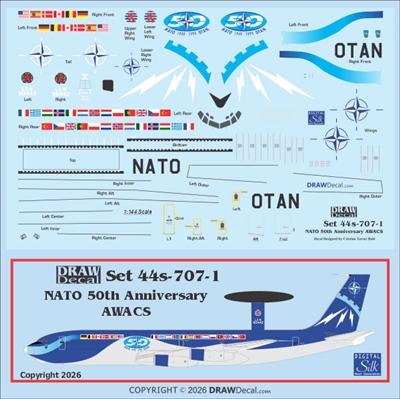 1:200 NATO '50th Anniversary' Boeing E3 AWACS