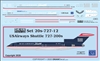 1:200 US Airways Shuttle Boeing 727-200
