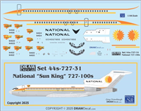 1:200 National Airlines Boeing 727-100