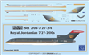 1:200  Royal Jordanian Airlines Boeing 727-200