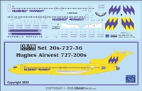 1:200  Hughes Airwest Boeing 727-200
