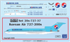 1:200 Korean Air Boeing 727-200