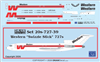 1:200 Western Airlines Boeing 727-200