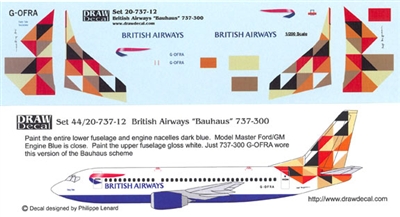 1:200 British Airways 'Bauhaus' Boeing 737-300