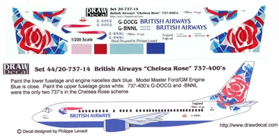 1:200 British Airways 'Chelsea Rose' Boeing 737-400