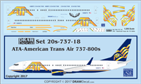 1:200 American Trans Air Boeing 737-800