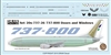 1:200 Boeing 737-800 Doors and Windows