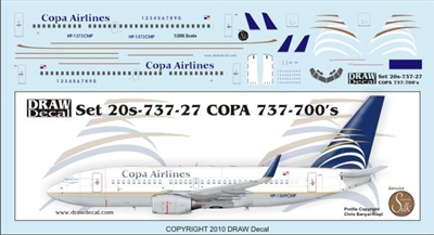 1:200 COPA Panama Boeing 737-700