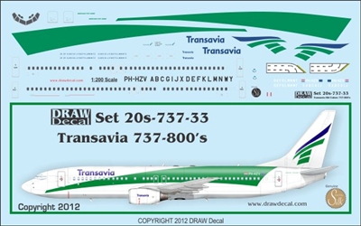 1:200 Transavia Boeing 737-800