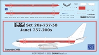 1:200 Janet Boeing 737-200 'Alien Airways'