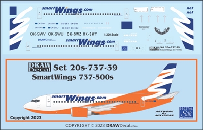 1:200 Smart Wings Boeing 737-500