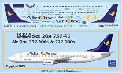 1:200 Air One Boeing 737-300 / -400