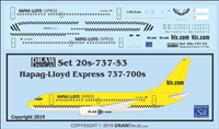 1:200 Hapag Lloyd Express Boeing 737-700
