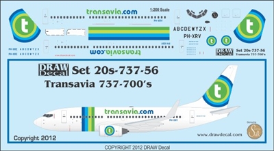 1:200 Transavia Holland Boeing 737-700