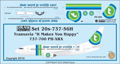 1:200 Transavia Holland 'It Makes you Happy' Boeing 737-700