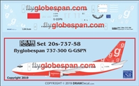 1:200 flyglobespan.com Boeing 737-300
