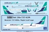 1:200 WestJet 'Maple Leaf' Boeing 737-800
