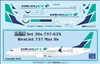 1:200 WestJet Boeing 737-MAX8