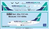 1:200 WestJet Boeing 737-600