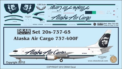 1:200 Alaska Airlines Cargo Boeing 737-400F
