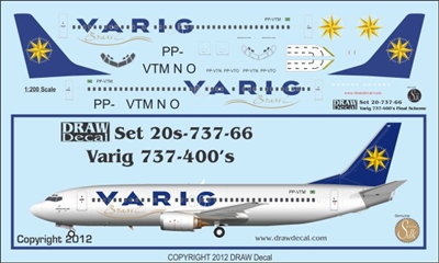 1:200 Varig Boeing 737-400