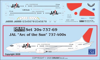 1:200 JAL Express Boeing 737-400