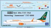 1:200 Sunwings 'Jameson' Boeing 737-800