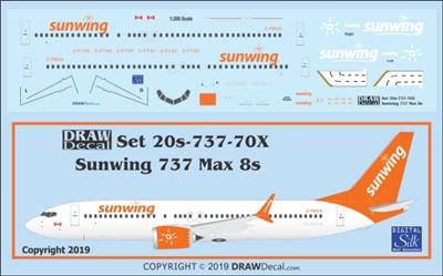 1:200 Sunwings Boeing 737-MAX8