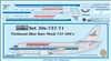 1:200 Piedmont (metal blue) Boeing 737-300