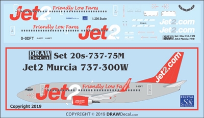 1:200 Jet2 Murcia Boeing 737-300