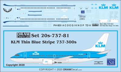 1:200 KLM Boeing 737-300