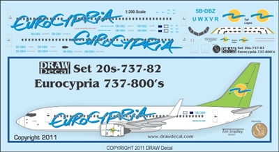 1:200 EuroCypria Boeing 737-800