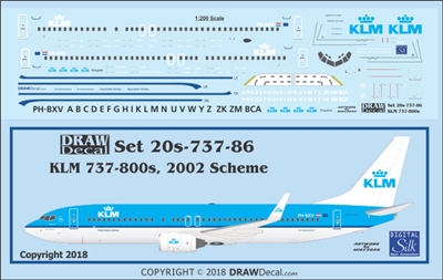 1:200 KLM Boeing 737-800