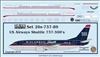 1:200 US Airways Shuttle Boeing 737-300