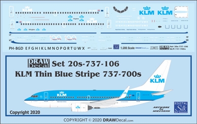 1:200 KLM Boeing 737-700(W)