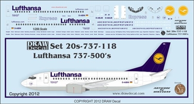 1:200 Lufthansa Boeing 737-500