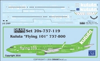 1:200 Kulula 'Flying 101' Boeing 737-800
