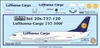 1:200 Lufthansa Cargo Boeing 737-300C